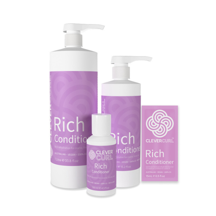 CLEVER CURL Rich Conditioner  |  Various Sizes