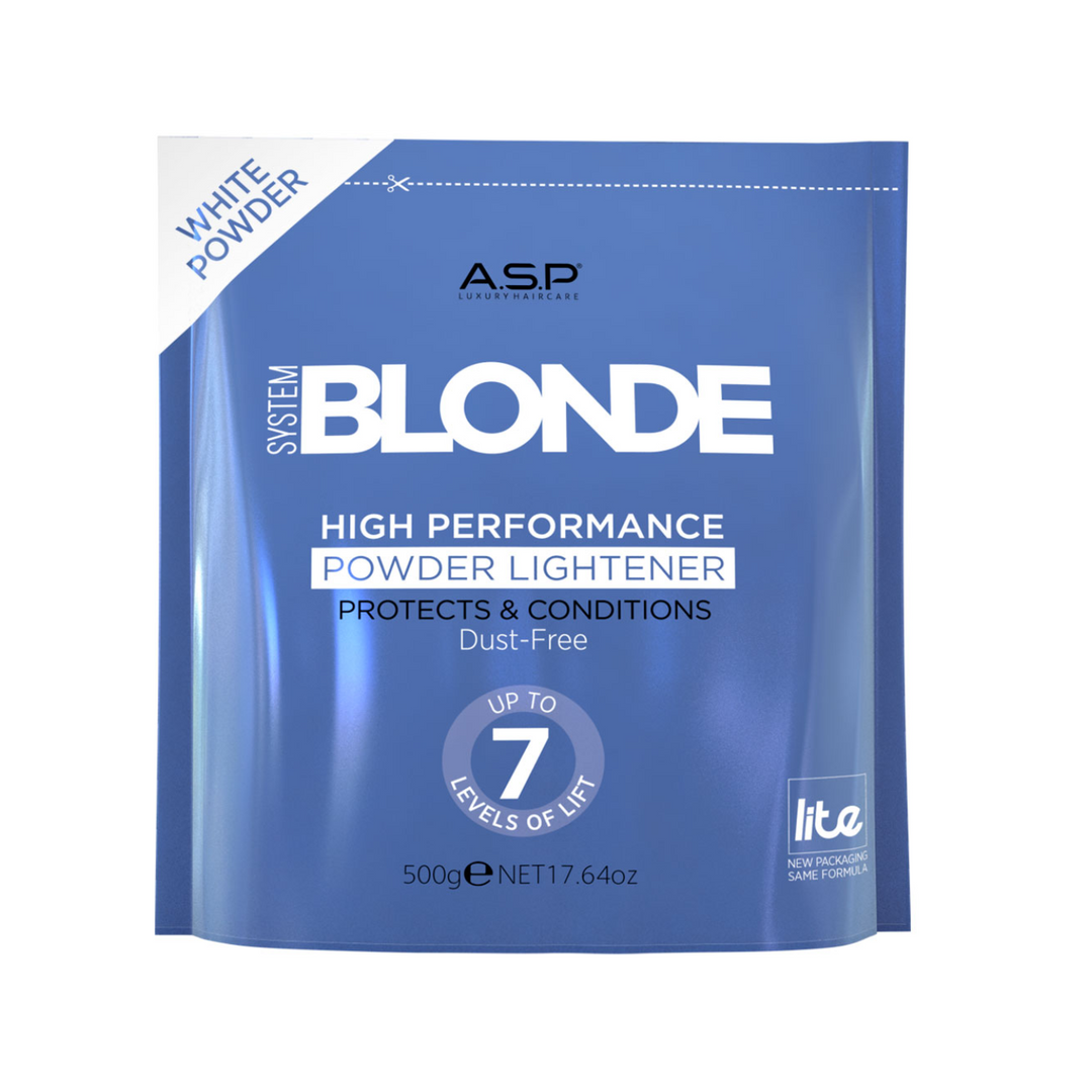 A.S.P System Blonde Powder Bleach 500g | Various Colours