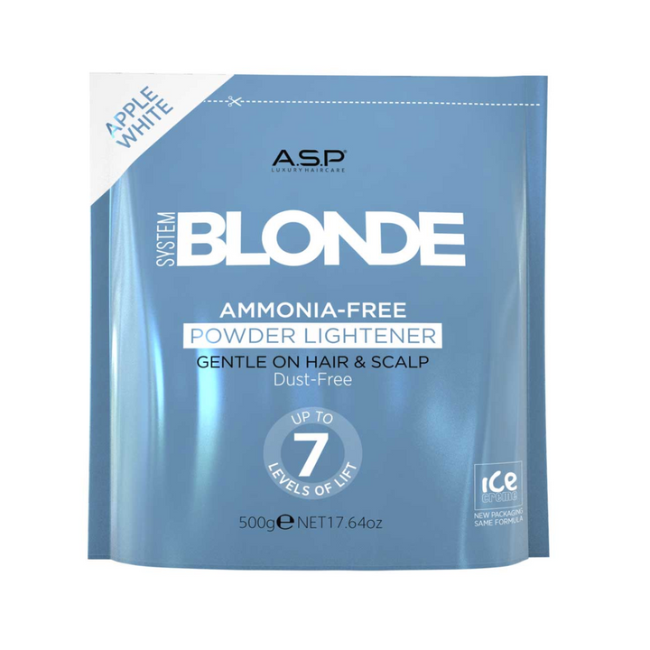 A.S.P System Blonde Ammonia-Free Powder Lightener 500g | Various Colours