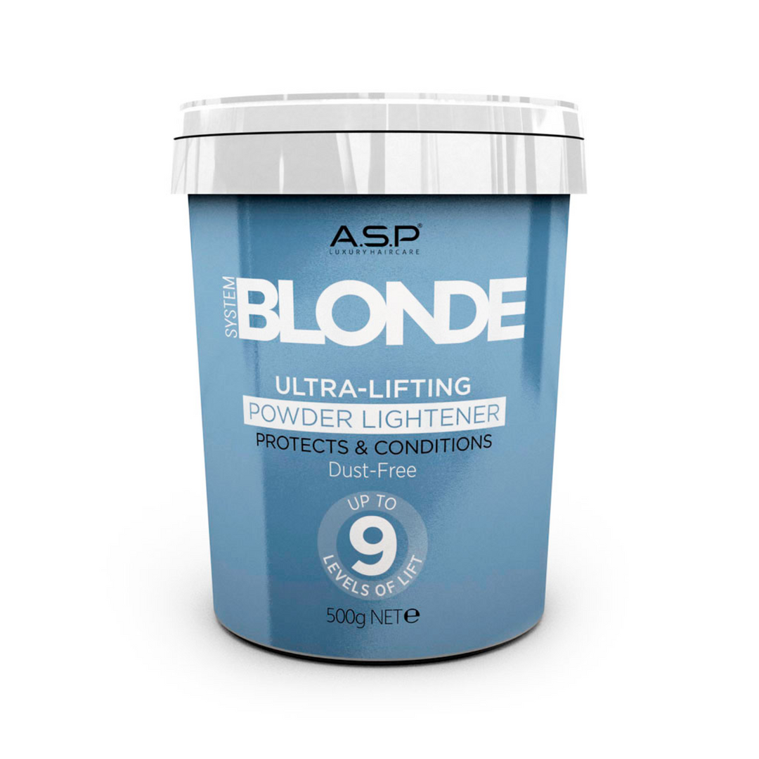 A.S.P SYSTEM BLONDE ULTRA LIFT 9 LEVELS BLEACH POWDER 500G