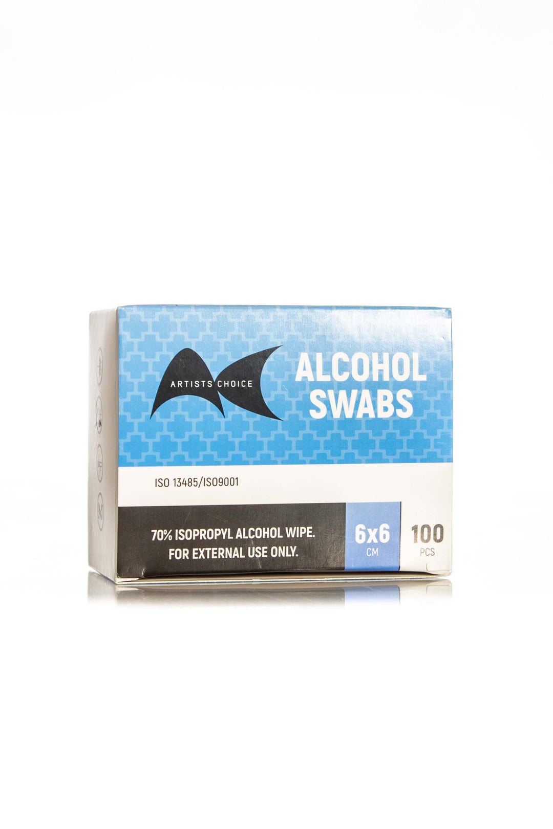 ARTIST CHOICE ALCOHOL WIPES (6 X 6) - 100 PACK