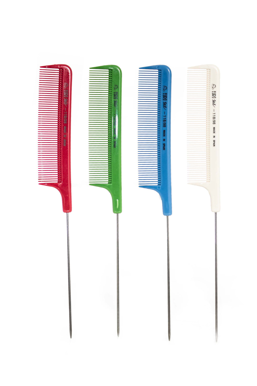 EUROSTIL METAL TAIL COMB  |  ASSORTED COLOURS