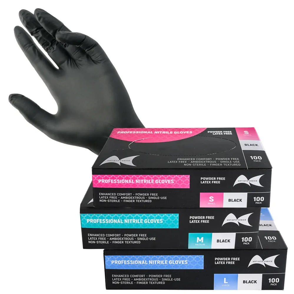 ARTIST CHOICE Premium Nitrile Gloves | Various Sizes