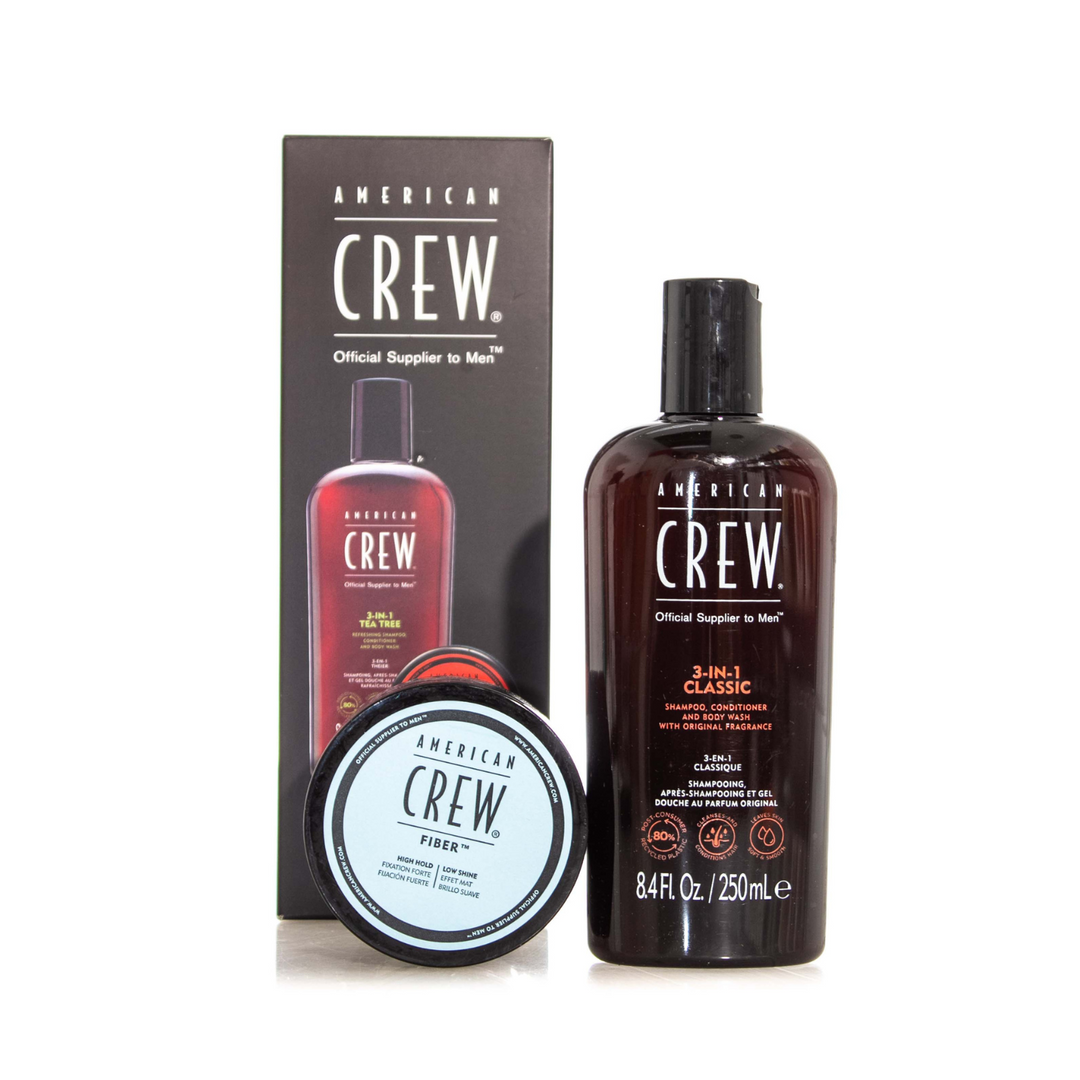 AMERICAN CREW FIBER 3IN1 GIFT SET DUO 2024