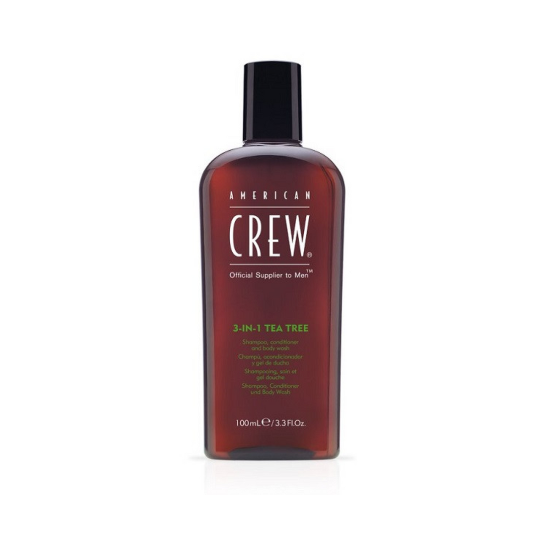 AMERICAN CREW 3-In-1 Tea Tree Shampoo, Conditioner And Body Wash | Various Sizes