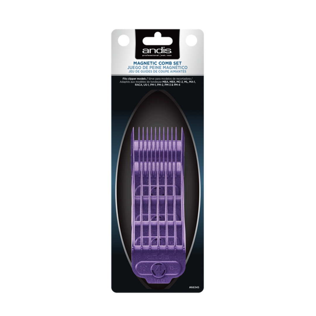 ANDIS MAGNETIC COMB SET (5 PIECE #0 - 4)