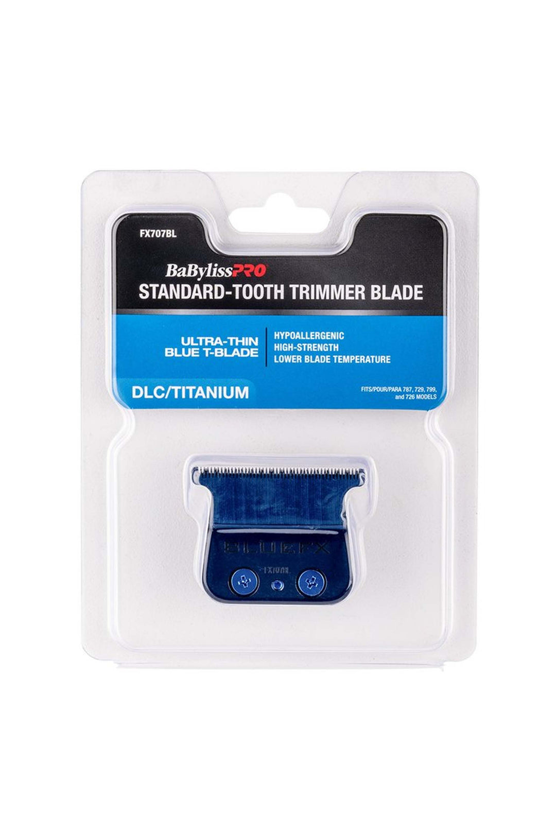 BABYLISS PRO FX707BL BLUE STANDARD-TOOTH TRIMMER BLADE