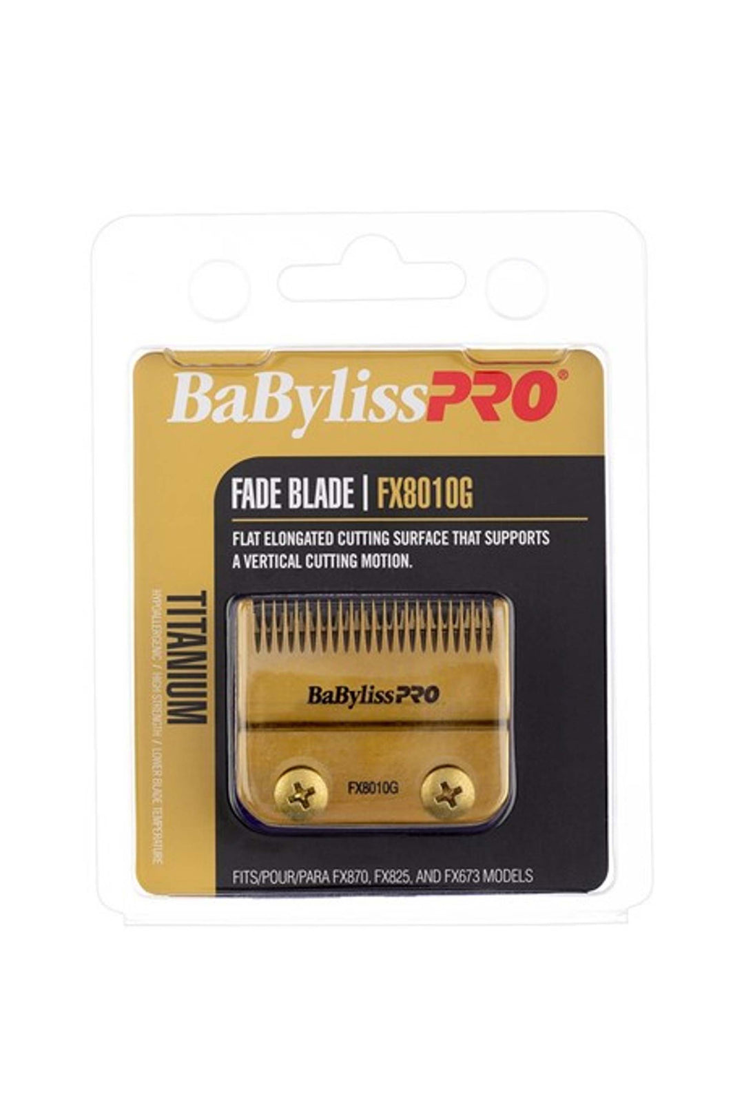 BABYLISS PRO FX8010G GOLD TITANIUM FADE BLADE