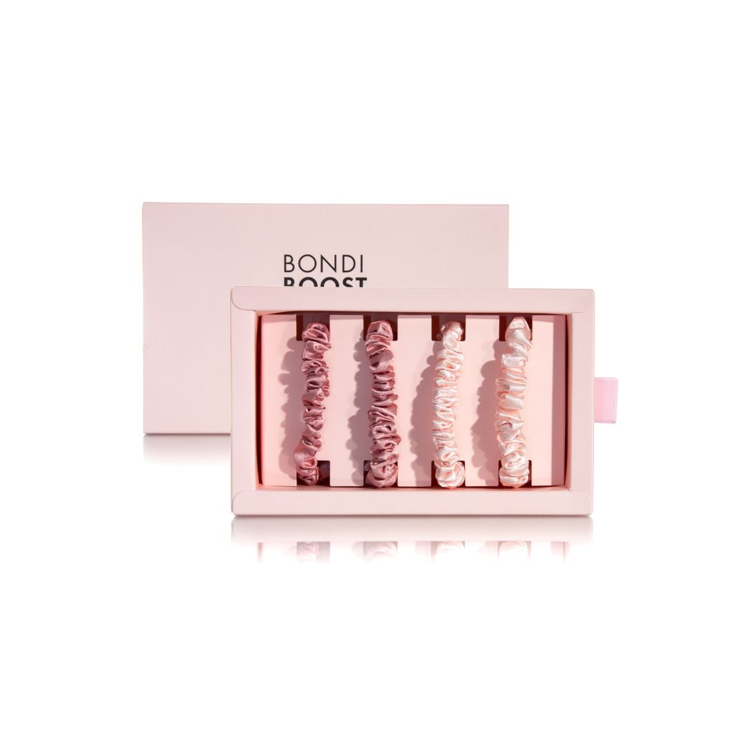 BONDI BOOST SCRUNCHIE SET PINK