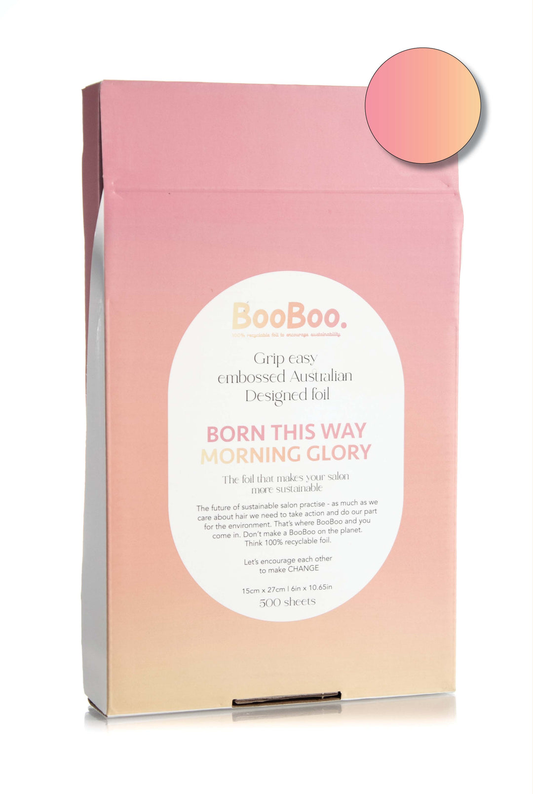 BOOBOO FLAT 15X27CM 500 SHEET MORNING GLORY