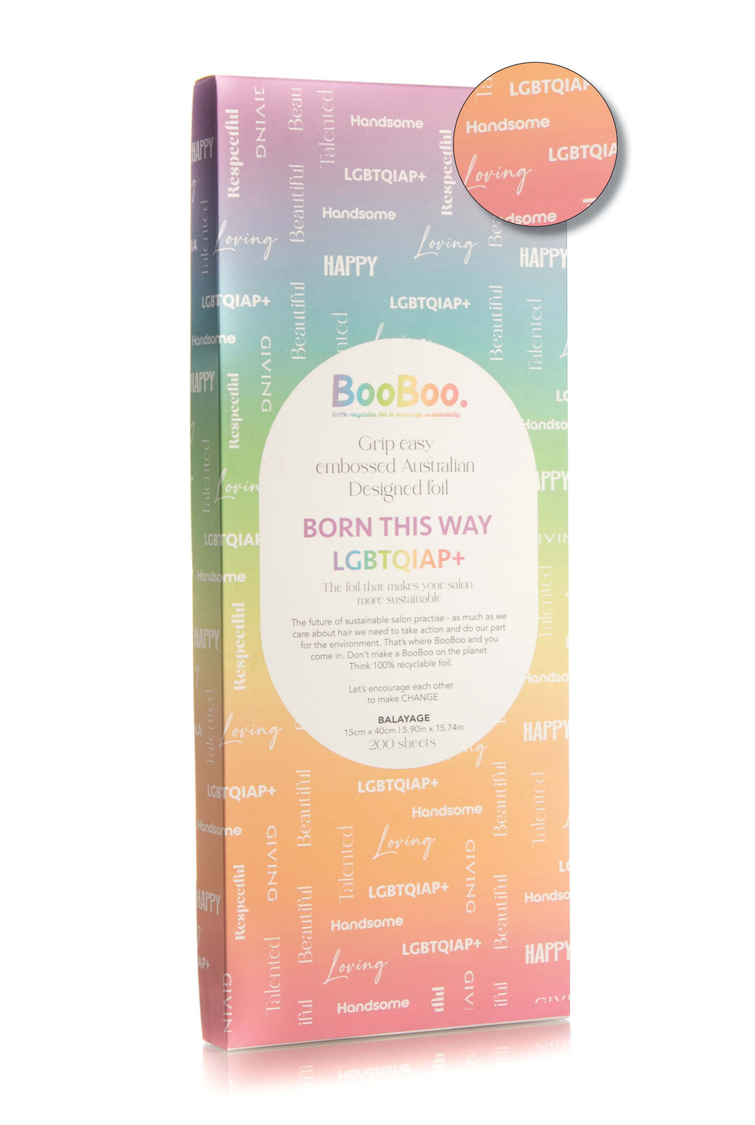 BOOBOO FLAT 15X40CM 200 SHEET LGBTQIAP+