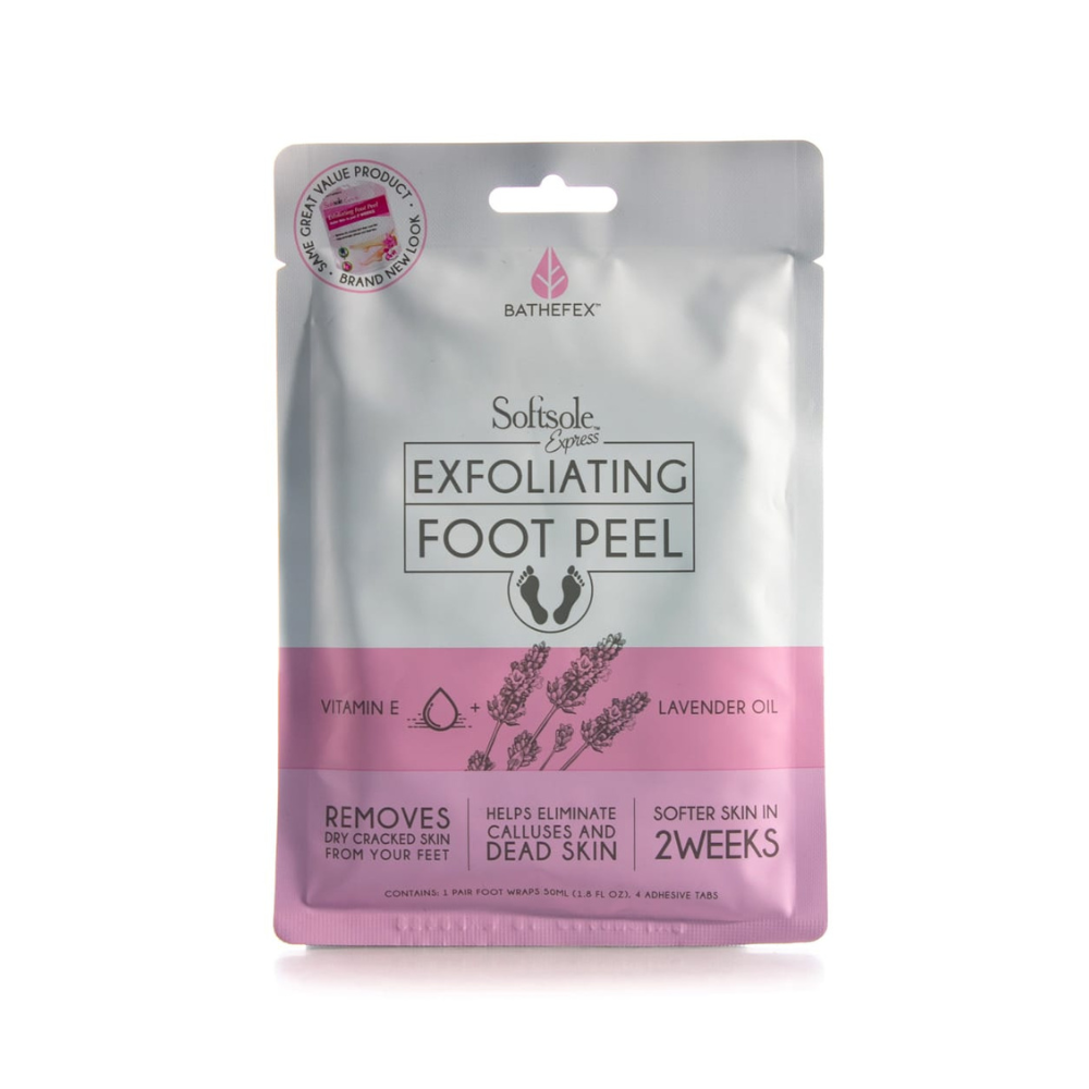 BATHEFEX SOFTSOLE EXPRESS EXFOLIATING FOOT PEEL - 1 PAIR 50ML