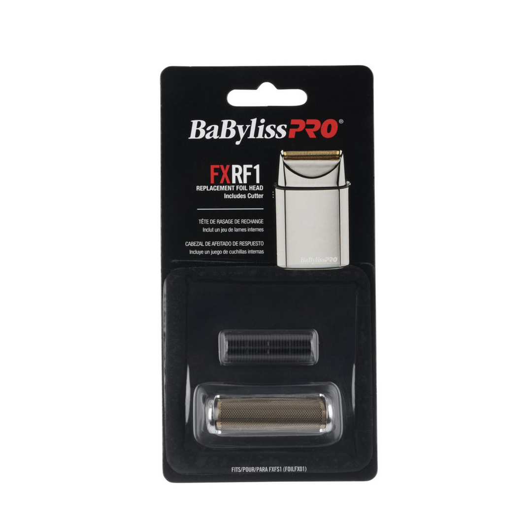 BABYLISS PRO FXRF1 REPLACEMENT FOIL HEAD - INCLUDES CUTTER (SILVER)