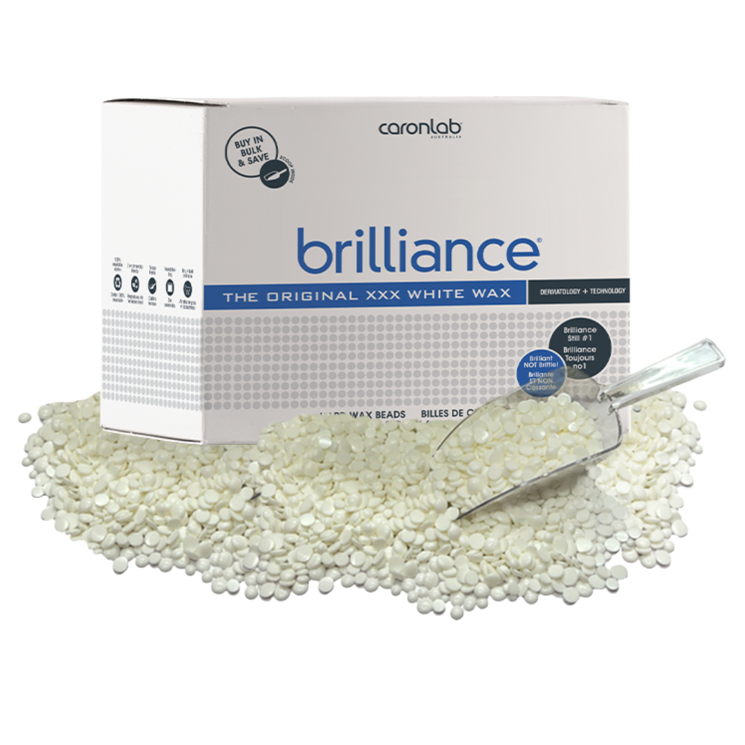 CARONLAB BRILLIANCE XXX WHITE HARD WAX BEADS BOX 5KG