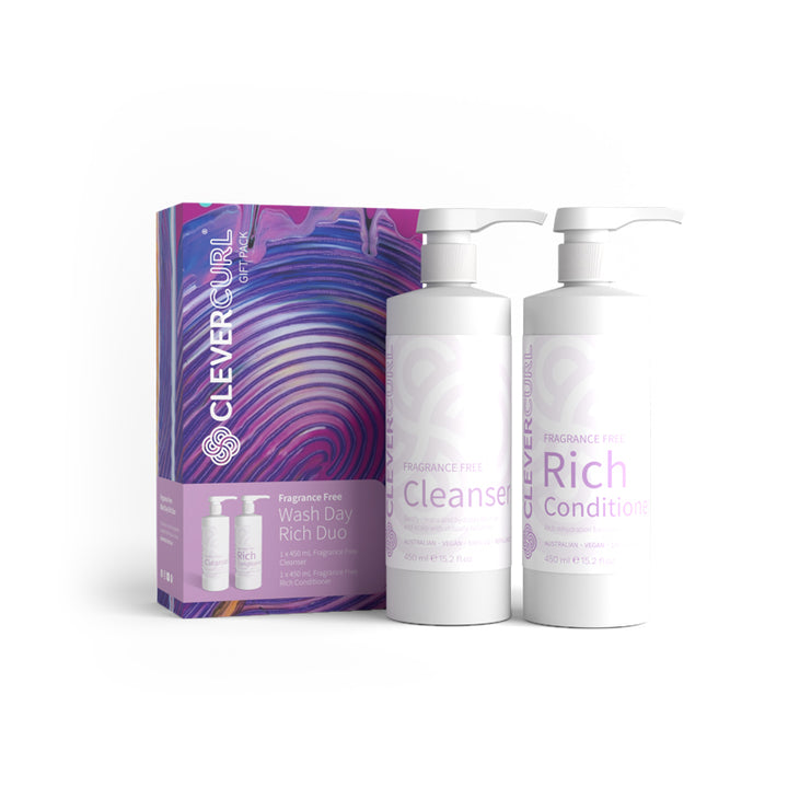 CLEVER CURL Mothers Day Fragrance Free Styling Duo Pack 2025 | Various Colours