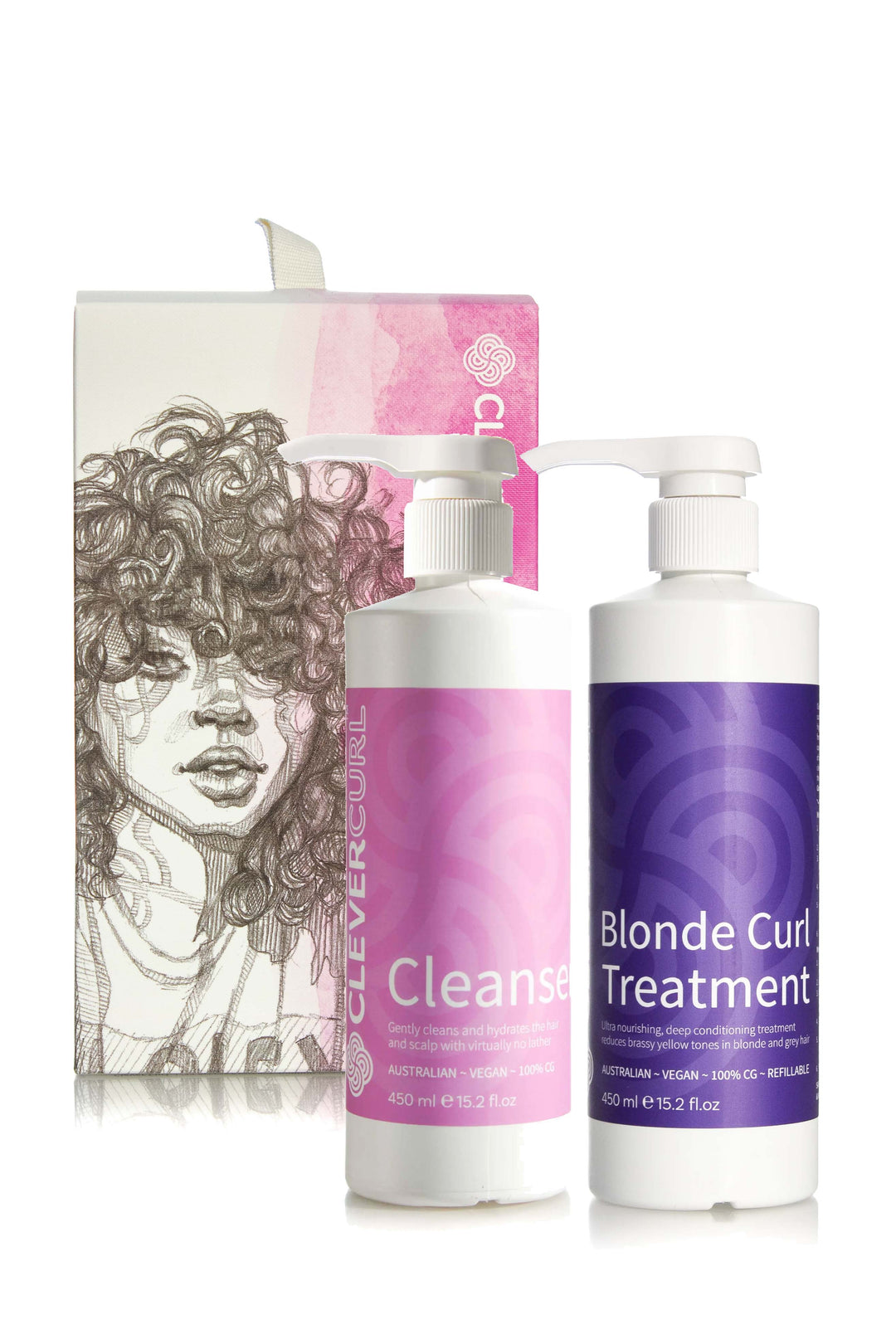 CLEVER CURL 2023 CHRISTMAS WASH DAY DUO BLONDE