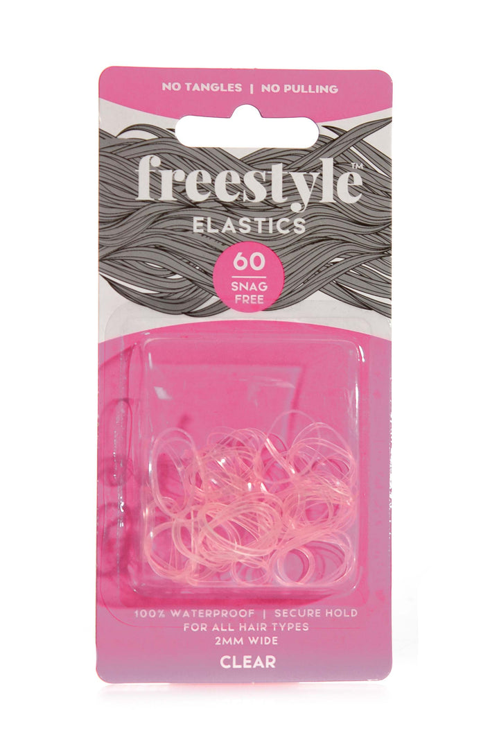 FREESTYLE Snag Free Elastics 2mm 60 Piece | 2mm 60 Piece, Various Colours