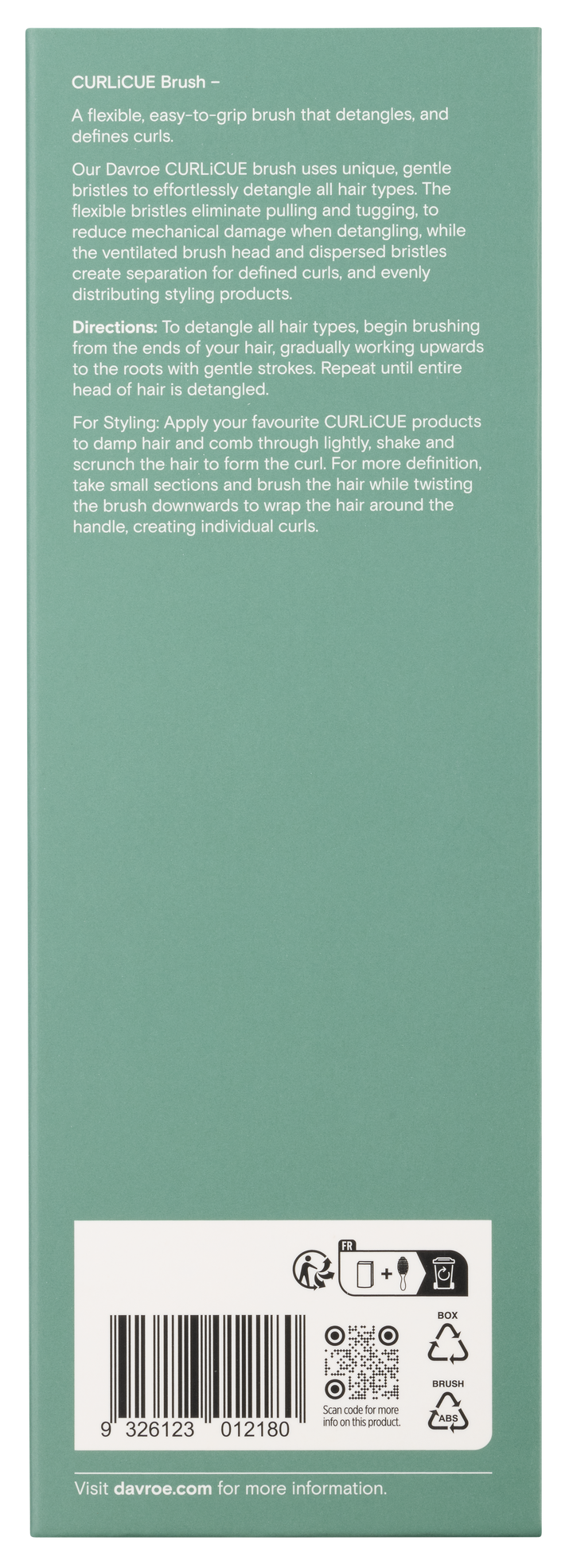 DAVROE CURLICUE BRUSH