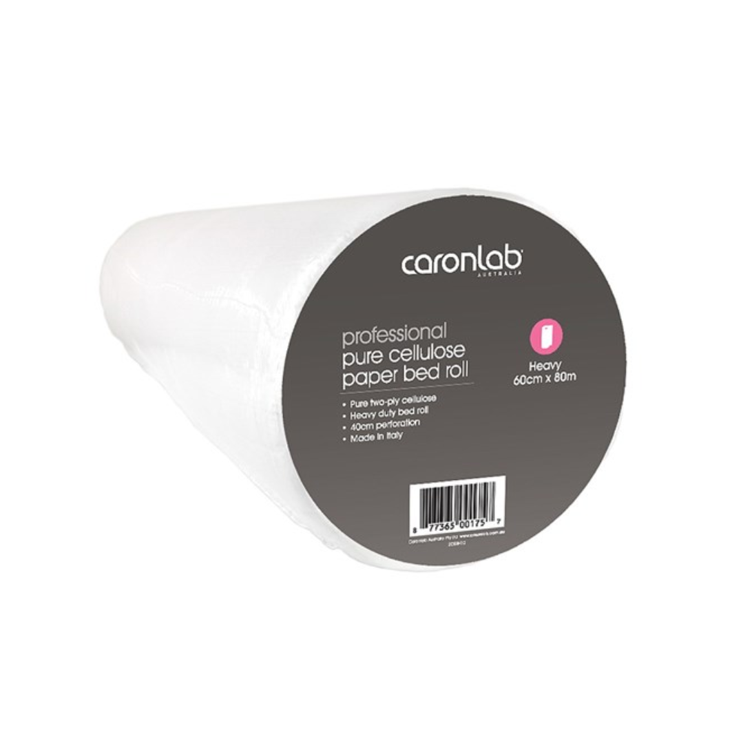 CARONLAB PROFESSIONAL PURE CELLULOSE PAPER BED ROLL - HEAVY 60CM X 80M