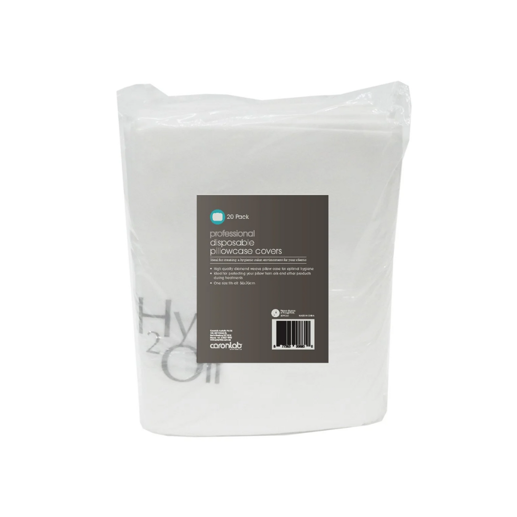 CARONLAB PROFESSIONAL DISPOSABLE PILLOWCASE COVERS 20 PACK - 50 X 70CM