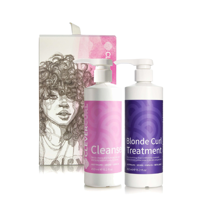 CLEVER CURL 2023 CHRISTMAS WASH DAY DUO BLONDE