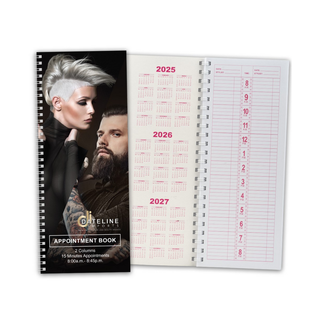 DATELINE PROFESSIONAL 2 COLUMN APPOINTMENT BOOK 50 PAGES