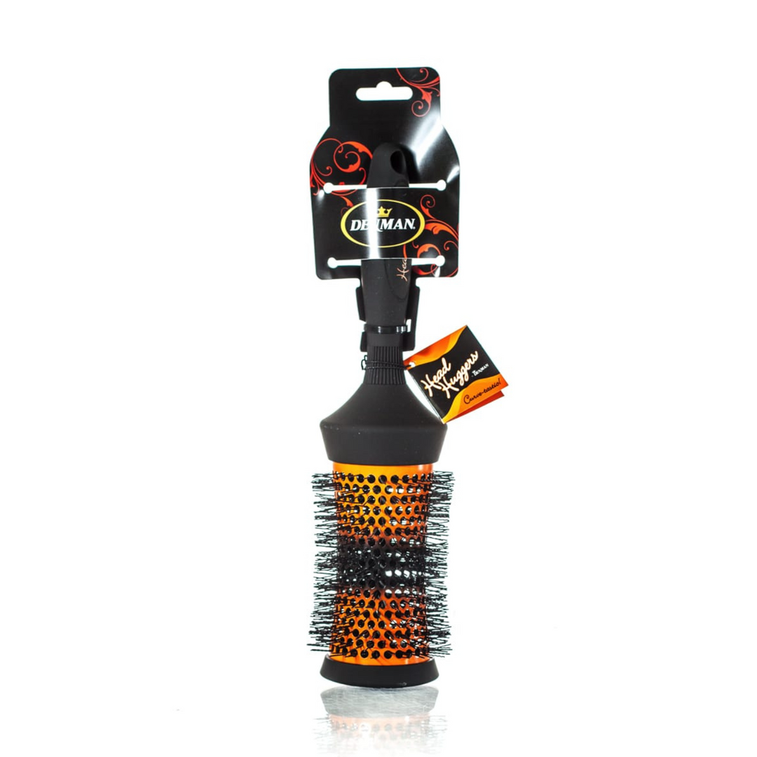 DENMAN DHH4 LARGE HEAD HUGGER ORANGE BRUSH 53MM