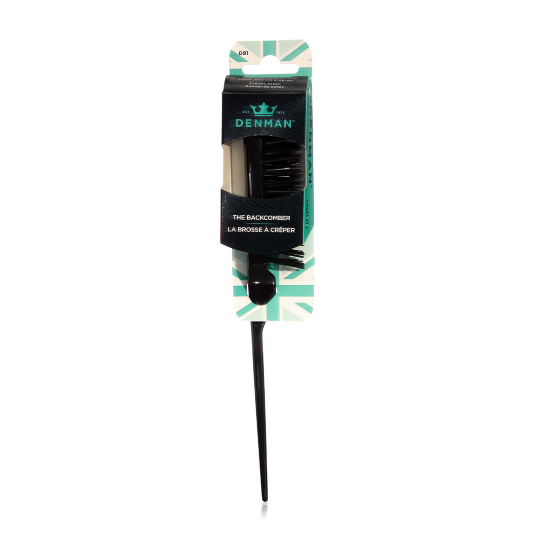 DENMAN D91 BACKCOMBER PIN TAIL BLACK BRUSH