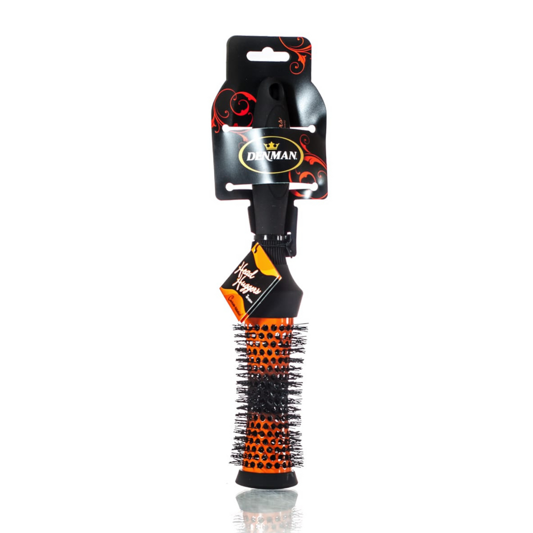 DENMAN DHH2 SMALL HEAD HUGGER ORANGE BRUSH 33MM