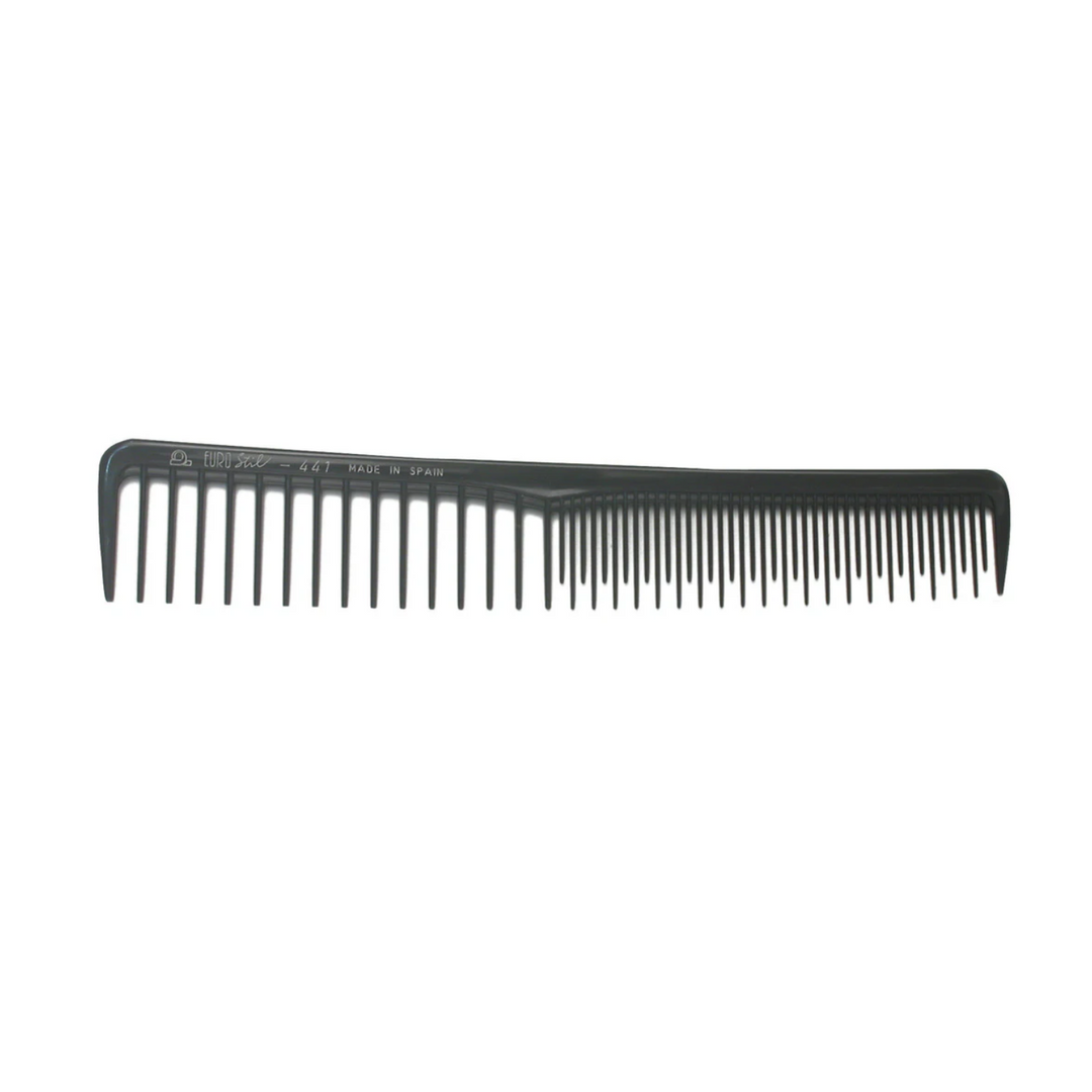 EUROSTIL WIDE TOOTH STYLING/TEASING COMB #441 - 18CM