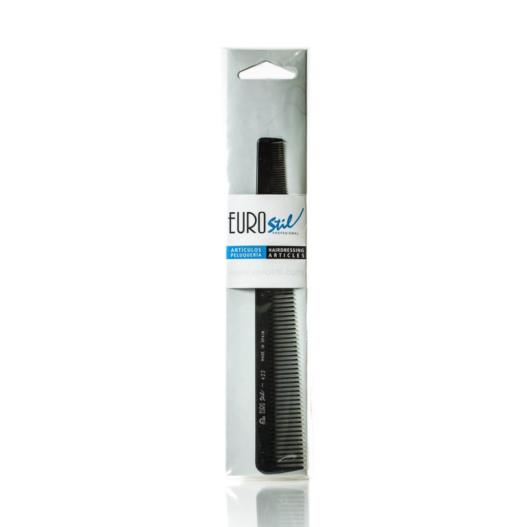 EUROSTIL FLEXIBLE BARBER TAPER COMB #422 - 18CM
