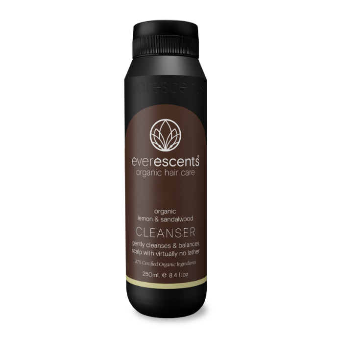 EVERESCENTS ORGANIC LEMON & SANDALWOOD CLEANSER 250ML