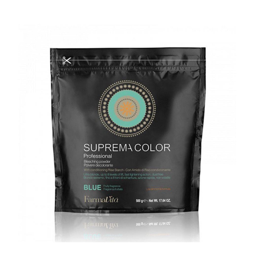 FARMAVITA SUPREMA COLOR PROFESSIONAL BLUE BLEACHING POWDER 500G
