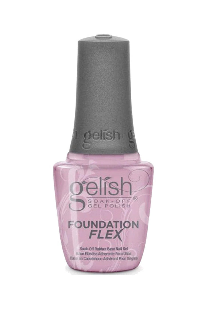 GELISH Foundation Flex 15ml Soak-Off Rubber Base Nail Gel | Various Colours