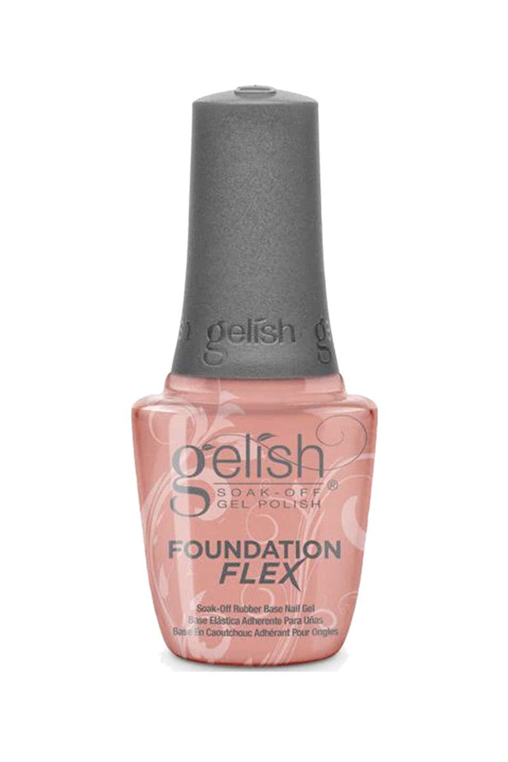 GELISH Foundation Flex 15ml Soak-Off Rubber Base Nail Gel | Various Colours