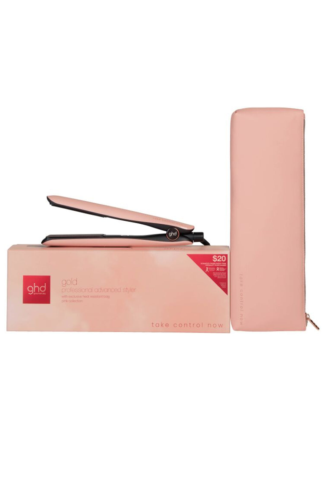 GHD GOLD TAKE CONTROL NOW PINK COLLECTION