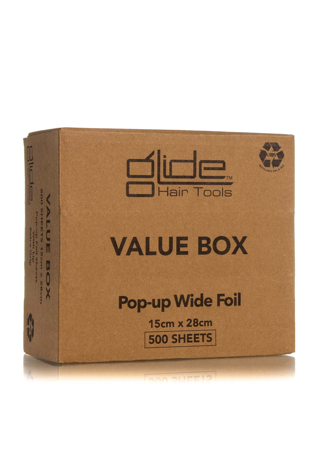 GLIDE VALUE BOX POP-UP WIDE FOIL - 15 X 28CM 500 SHEETS