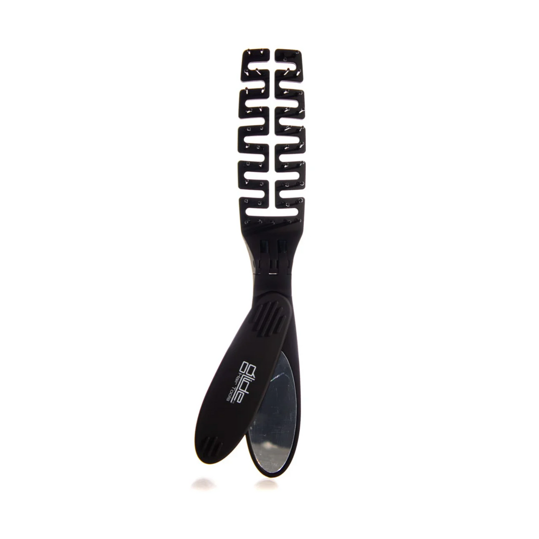 GLIDE FLEXI BRUSH COMPACT MEDIUM - COARSE BLACK