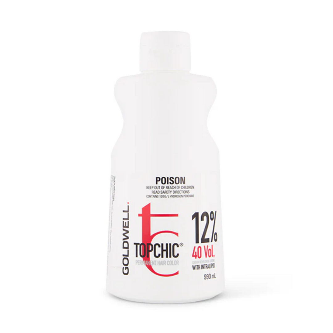 GOLDWELL TOP CHIC LOTION 990ML 40 VOL 12%