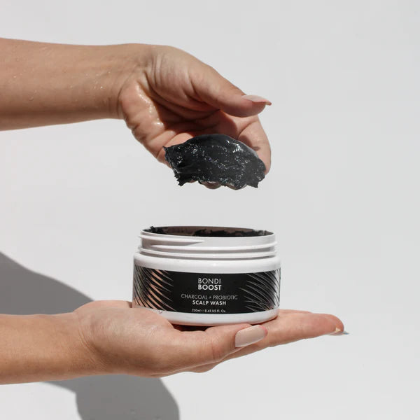 BONDI BOOST Charcoal + Probiotic Scalp Wash | Various Sizes
