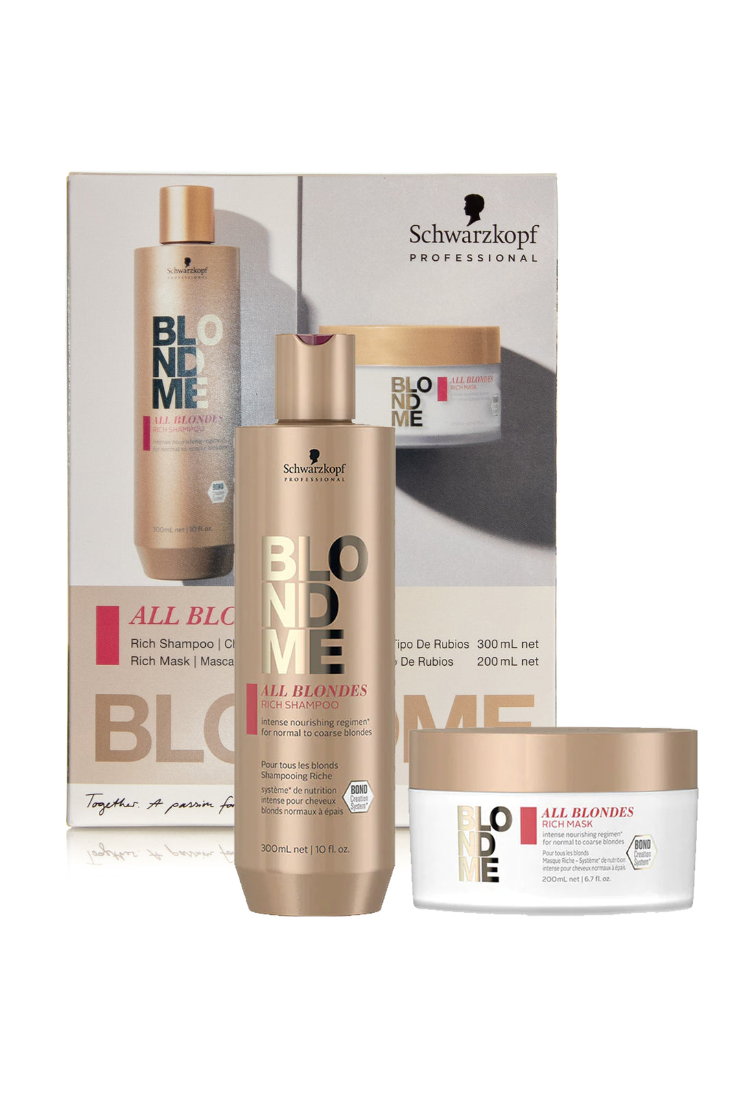 SCHWARZKOPF BLONDE ME RICH BLONDES DUO PACK