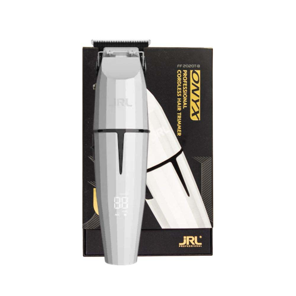 JRL ONYX PROFESSIONAL CORDLESS HAIR TRIMMER GHOST WHITE