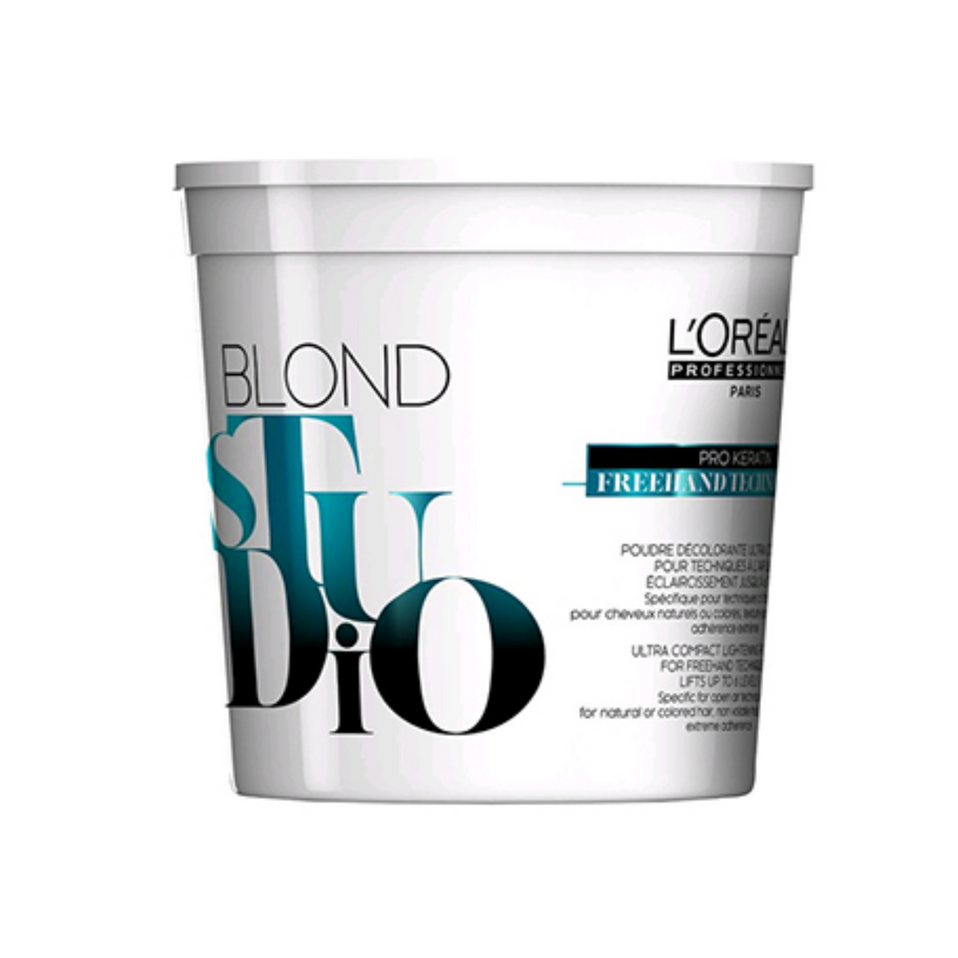 L'OREAL PROFESSIONNEL BLOND STUDIO FREEHAND TECHNIQUES 6 LEVELS WHITE POWDER BLEACH 400G