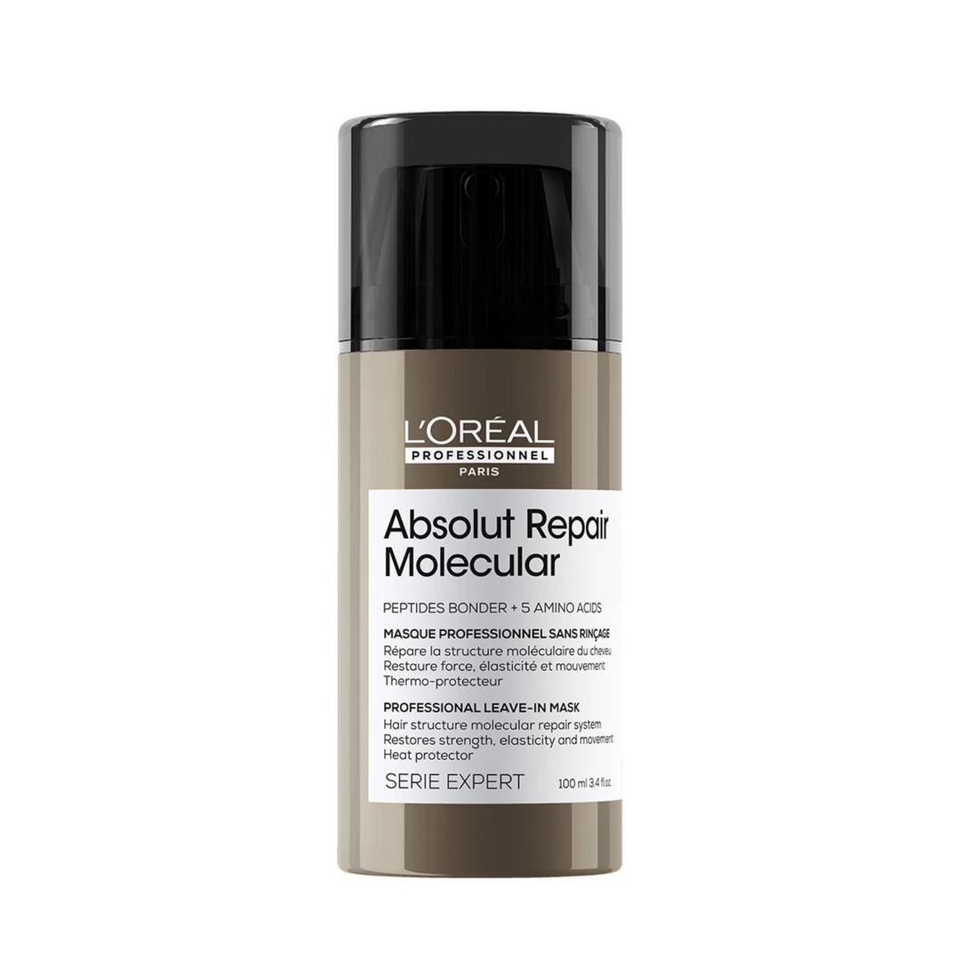 L'OREAL PROFESSIONNEL ABSOLUT REPAIR MOLECULAR LEAVE-IN MASK 100ML