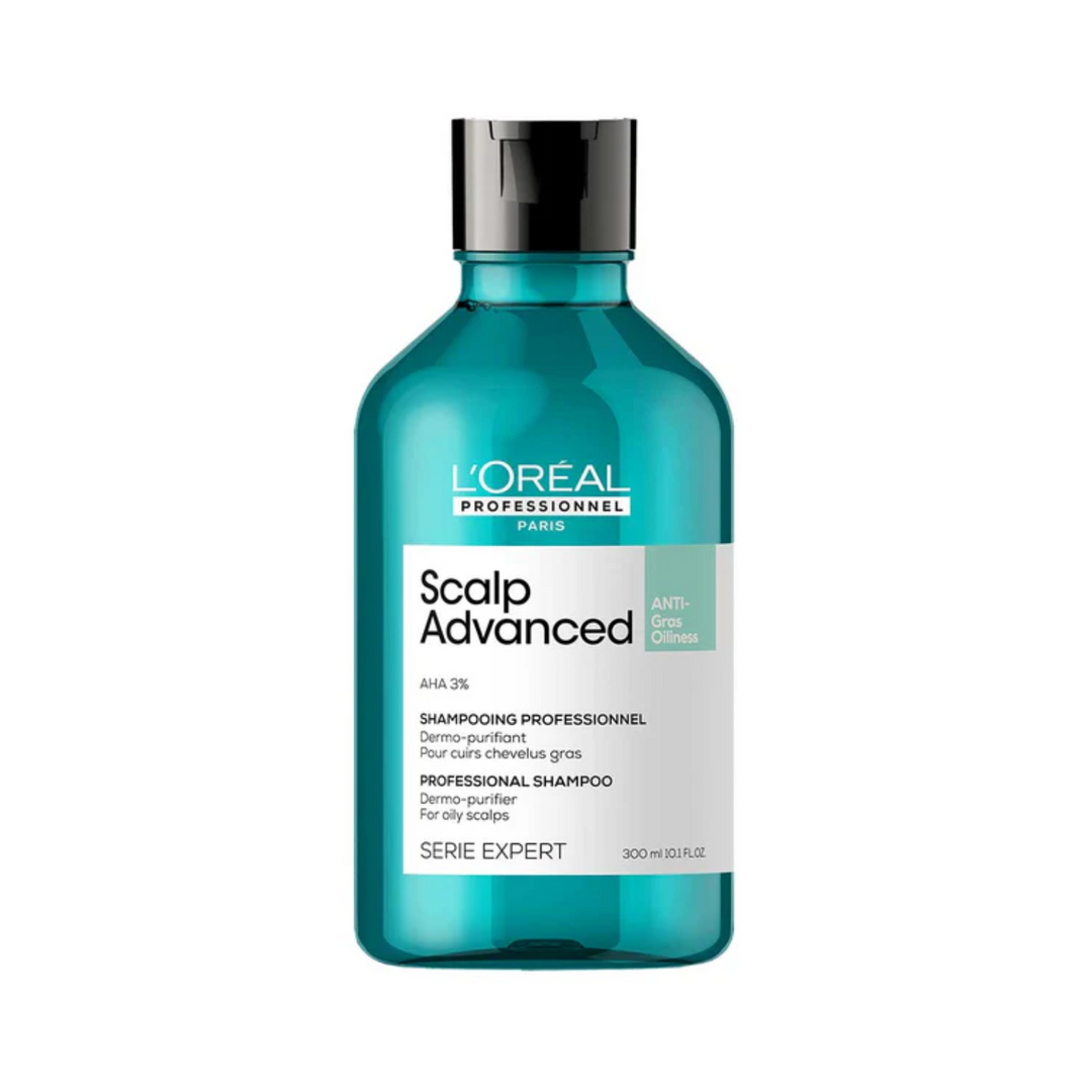 L'OREAL PROFESSIONNEL SCALP ADVANCED ANTI-GRAS OILINESS SHAMPOO 300ML