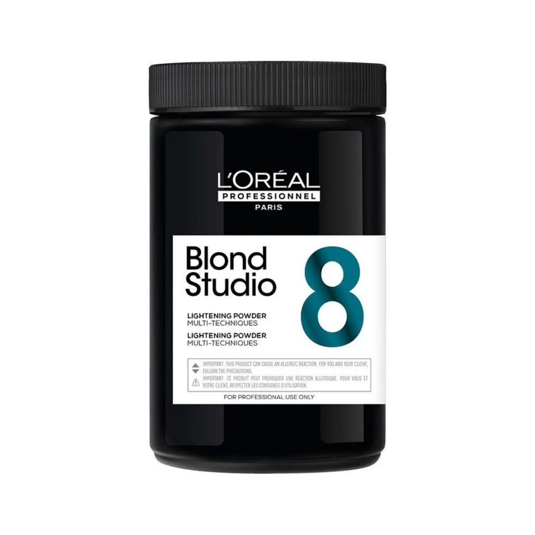 L'OREAL PROFESSIONNEL BLOND STUDIO MULTI TECHNIQUES LIGHTENING POWDER 8 500G