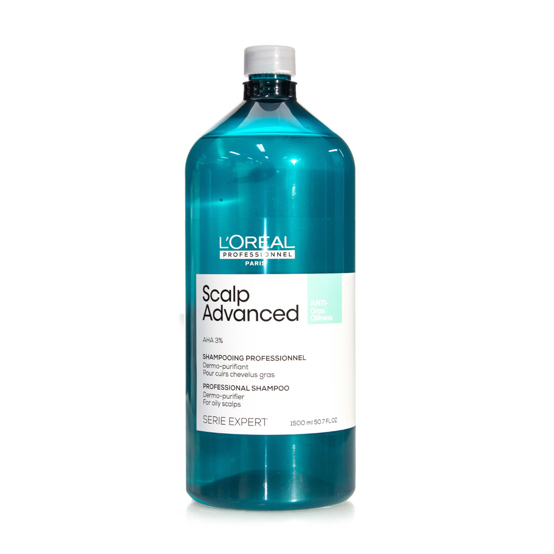 L'OREAL PROFESSIONNEL SCALP ADVANCED ANTI-GRAS OILINESS SHAMPOO 1.5L