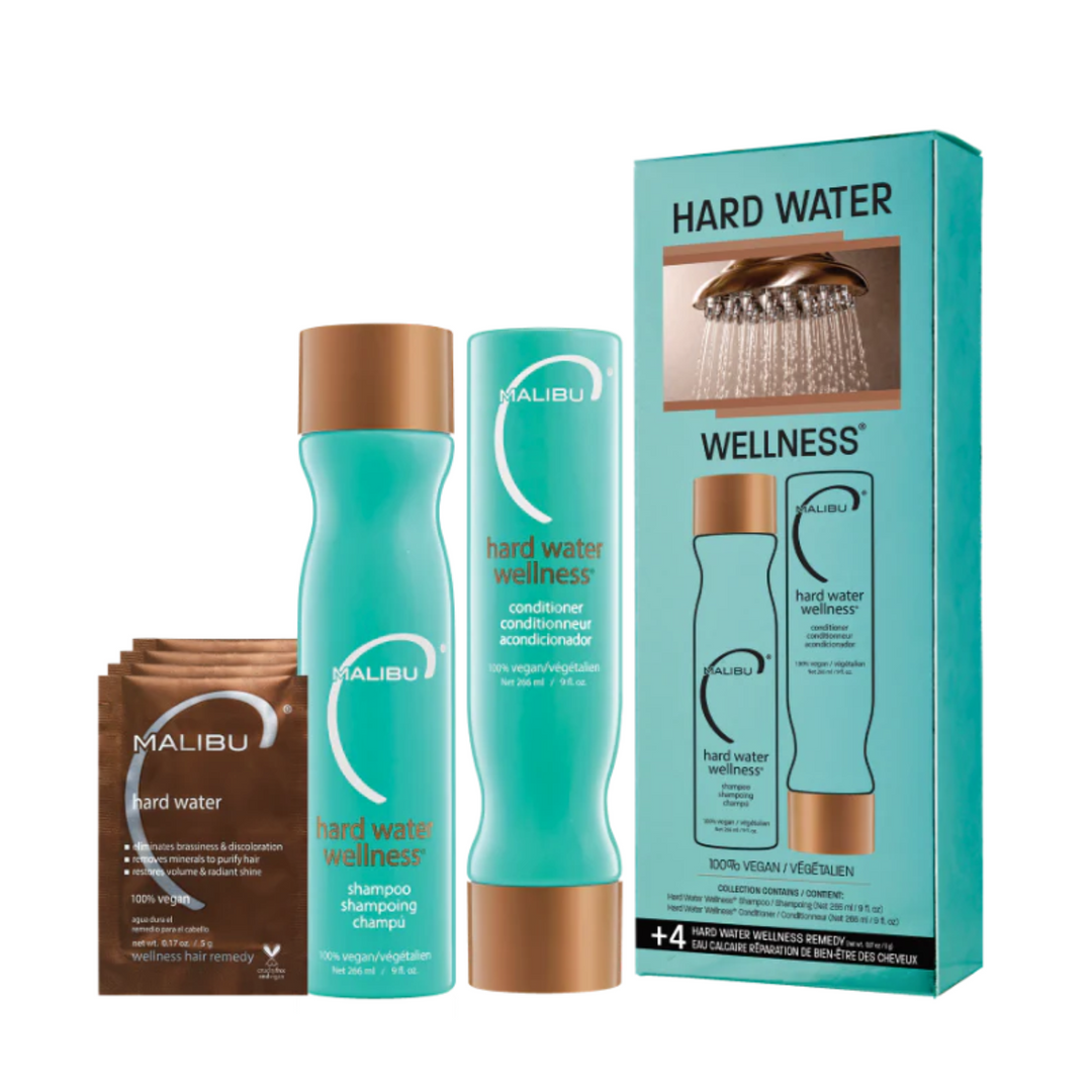 MALIBU C HARD WATER COLLECTION 266ML (Shampoo, Conditioner & 4 Sachets)