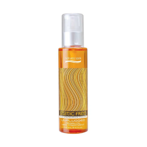 NATURAL LOOK STATIC FREE UNPLUGGED ARGAN OIL HAIR TREATMENT 120ML