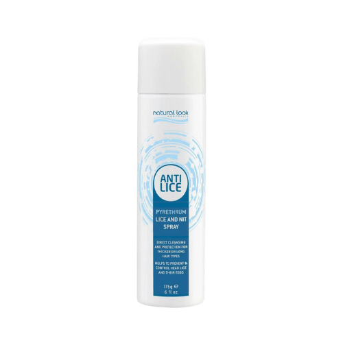 NATURAL LOOK ANTI LICE PYRETHRUM LICE & NIT SPRAY 175G